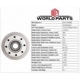 Purchase Top-Quality Front Disc Brake Rotor by WORLDPARTS - WS1-154248 pa10