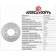 Purchase Top-Quality Front Disc Brake Rotor by WORLDPARTS - WS1-155062 pa13