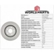 Purchase Top-Quality Front Disc Brake Rotor by WORLDPARTS - WS1-155180 pa7