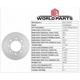 Purchase Top-Quality Front Disc Brake Rotor by WORLDPARTS - WS1-155191 pa13