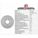 Purchase Top-Quality Front Disc Brake Rotor by WORLDPARTS - WS1-15550 pa20