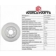 Purchase Top-Quality Front Disc Brake Rotor by WORLDPARTS - WS1-1901032 pa13