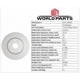Purchase Top-Quality Front Disc Brake Rotor by WORLDPARTS - WS1-230030 pa11