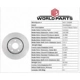Purchase Top-Quality Front Disc Brake Rotor by WORLDPARTS - WS1-230209 pa9
