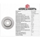 Purchase Top-Quality Front Disc Brake Rotor by WORLDPARTS - WS1-230318 pa7