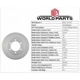 Purchase Top-Quality Front Disc Brake Rotor by WORLDPARTS - WS1-231327 pa10