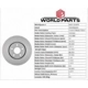 Purchase Top-Quality Front Disc Brake Rotor by WORLDPARTS - WS1-231475 pa13