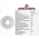 Purchase Top-Quality Front Disc Brake Rotor by WORLDPARTS - WS1-231519 pa10