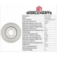 Purchase Top-Quality Front Disc Brake Rotor by WORLDPARTS - WS1-231622 pa7