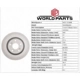 Purchase Top-Quality Front Disc Brake Rotor by WORLDPARTS - WS1-231648 pa10