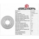 Purchase Top-Quality Front Disc Brake Rotor by WORLDPARTS - WS1-331431 pa13