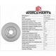 Purchase Top-Quality Front Disc Brake Rotor by WORLDPARTS - WS1-331546 pa13