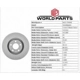 Purchase Top-Quality Front Disc Brake Rotor by WORLDPARTS - WS1-734305 pa14