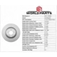 Purchase Top-Quality Front Disc Brake Rotor by WORLDPARTS - WS1-734969 pa7