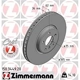 Purchase Top-Quality Disque de frein à disque avant par ZIMMERMANN - 150.3449.20 pa4