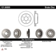 Purchase Top-Quality Front Disc Brake Upgrade Kit by CENTRIC PARTS - 908.66012 pa7