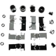 Purchase Top-Quality Front Disc Hardware Kit by CARLSON - 13625Q pa1