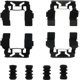 Purchase Top-Quality Front Disc Hardware Kit by CARLSON - H5666Q pa2