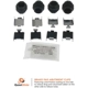 Purchase Top-Quality Front Disc Hardware Kit by CARLSON - H5829Q pa2