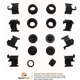 Purchase Top-Quality Front Disc Hardware Kit by CARLSON - H5855Q pa3