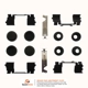 Purchase Top-Quality Front Disc Hardware Kit by CARLSON - H5883Q pa1