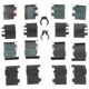 Purchase Top-Quality Front Disc Hardware Kit by CARLSON - P1265 pa1