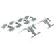 Purchase Top-Quality Front Disc Hardware Kit by CENTRIC PARTS - 117.40012 pa2