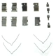 Purchase Top-Quality Front Disc Hardware Kit by CENTRIC PARTS - 117.91014 pa1