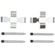 Purchase Top-Quality Front Disc Hardware Kit by DYNAMIC FRICTION COMPANY - 340-31001 pa2