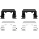 Purchase Top-Quality Front Disc Hardware Kit by DYNAMIC FRICTION COMPANY - 340-46007 pa3