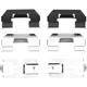 Purchase Top-Quality Front Disc Hardware Kit by DYNAMIC FRICTION COMPANY - 340-52004 pa1