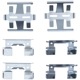 Purchase Top-Quality Front Disc Hardware Kit by DYNAMIC FRICTION COMPANY - 340-59005 pa2