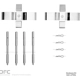 Purchase Top-Quality Front Disc Hardware Kit by DYNAMIC FRICTION COMPANY - 340-67034 pa2