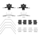Purchase Top-Quality Front Disc Hardware Kit by DYNAMIC FRICTION COMPANY - 340-80040 pa2
