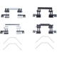 Purchase Top-Quality Front Disc Hardware Kit by DYNAMIC FRICTION COMPANY - 340-80047 pa2