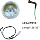 Purchase Top-Quality Front Disc Pad Sensor Wire by CENTRIC PARTS - 116.34048 pa7
