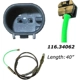 Purchase Top-Quality Front Disc Pad Sensor Wire by CENTRIC PARTS - 116.34062 pa12