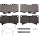 Purchase Top-Quality ADVICS - AD1119 - Front Disc Brake Pads pa1