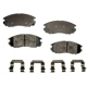 Purchase Top-Quality AGNA BRAKES - PLD1104CM - Front Disc Brake Pad Set pa1