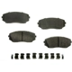 Purchase Top-Quality AGNA BRAKES - PLD1258CM - Front Disc Brake Pad Set pa1