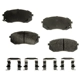 Purchase Top-Quality AGNA BRAKES - PLD1295CM - Front Disc Brake Pad Set pa1