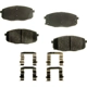 Purchase Top-Quality Front Disc Pads by AGNA BRAKES - PLD1397CM pa2