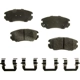 Purchase Top-Quality Front Disc Pads by AGNA BRAKES - PLD1421CM pa2