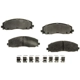 Purchase Top-Quality AGNA BRAKES - PLD1589CM - Front Disc Brake Pad Set pa1