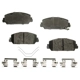 Purchase Top-Quality AGNA BRAKES - PLD1625CM - Front Disc Brake Pad Set pa1