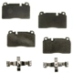 Purchase Top-Quality AGNA BRAKES - PLD1663CM - Front Disc Brake Pad Set pa1