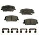 Purchase Top-Quality AGNA BRAKES - PLD1675CM - Front Disc Brake Pad Set pa1