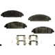 Purchase Top-Quality AGNA BRAKES - PLD1791CM - Front Disc Brake Pad Set pa1