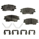 Purchase Top-Quality AGNA BRAKES - PLD1847CM - Front Ceramic Disc Brake Pad Set pa1