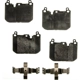 Purchase Top-Quality Front Disc Pads by AGNA BRAKES - PLD1875CM pa2